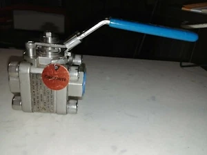 Velan 1/2" Industrie WOG Hochdruck Kugelhahn. - Bild 1 von 3