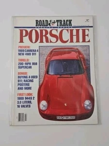 1989 R&T Porsche Special Issue/ 959-944S-Carrera 4-911 Turbo-928S 4- - Picture 1 of 2
