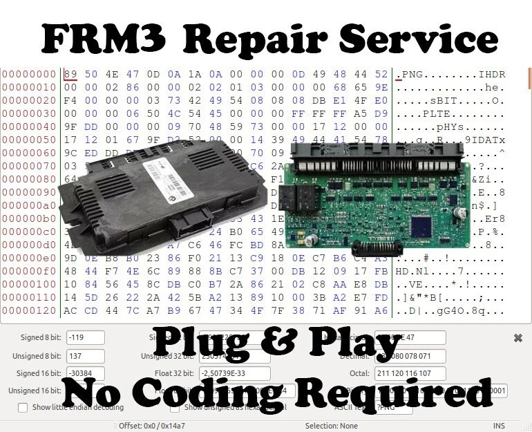 BMW FRM3 REPAIR SERVICE FOOTWELL Module E81 E82 E87 E88 E90 E91 E92 E93 E70 E71 - Image 1 of 1