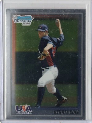 GERRIT COLE 2010 BOWMAN CHROME USA-BC5 - Image 1 of 2