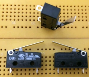 6A 250Vac SPST-NC Sub Miniature Lever Microswitch AgSnO2 DB1 Multi Qty - Picture 1 of 1
