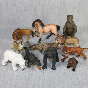 SCHLEICH Collect A Procon Papp Zoo Wildlife Figures Gorilla Tiger Mixed Lot 1999 - Bild 1 von 22