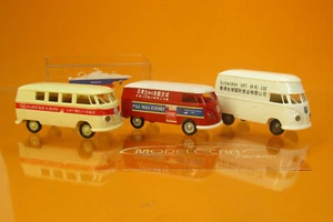 Brekina 90496 Set VW T1b Asien 3 Modelle 1960 1:87 NEU Modellauto - Bild 1 von 2