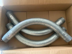 Lote de 3 Conductos IMC Rígidos Interior Exterior Acero Halex 90° Codo 1-1/2" 64115 - Imagen 1 de 1