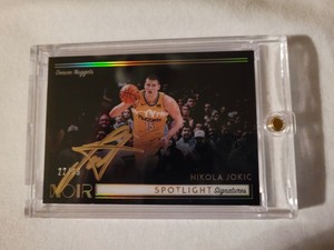 2018-19 Noir Nikola Jokic Spotlight Signatures 22/99