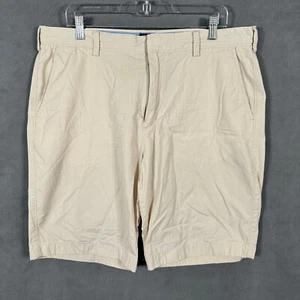 J.CREW Rivington Chino Shorts Adult Size 38 Beige Cotton Flat Front Mens - Picture 1 of 11