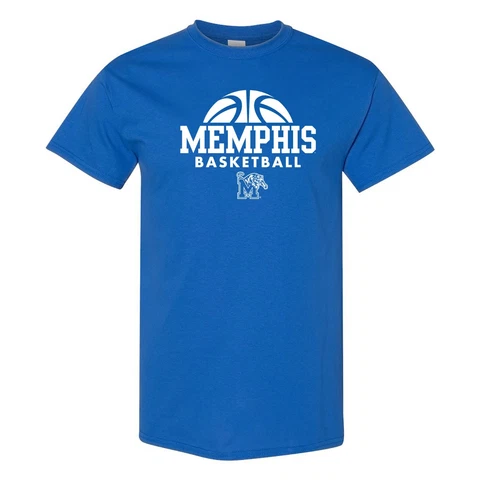 Memphis Tigers Primary Logo - Collegiate Short Sleeve T Shirt Cover