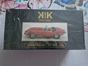 1:18 Scale KK Scale Jaguar E Type Series 1 Convertible Top Down Red KKDC 180482 - Picture 1 of 10