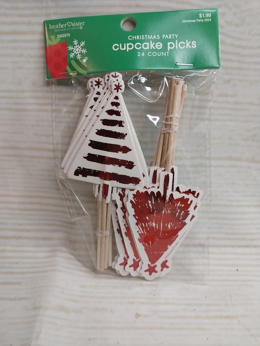 TSJ 16-teilige Erdbeer-Cupcake-Deko – Glitzer-Topper Für Mottopartys