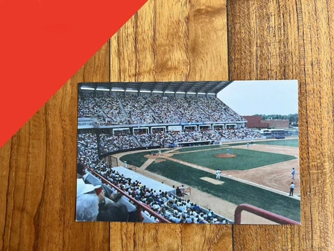 THE DIAMOND stadium in RICHMOND, VA POSTCARD. NEW. Commemorating the beginning Cover