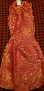 Pakistanische / indische Damen rosa Jamawar Gharara Hose mit Futter - Bild 1 von 8