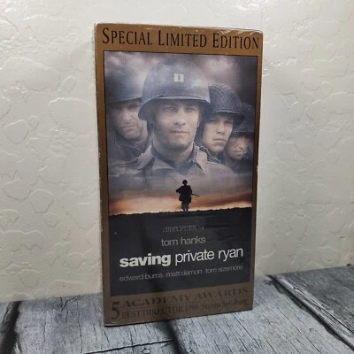 Saving Private Ryan VHS 1998 2 Tape Special Limited Edition Set New Sealed - Image 1 of 4