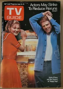 TV Guide Juni 1974 Happy Days Ron Howard Gladys Knight Star Trek Pamela Tiffin - Bild 1 von 2
