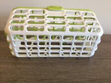Munchkin green and white dishwasher basket for bottle nipples/pacifiers