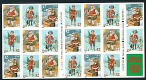 Scott #3008/11...32 Cent...Christmas...Unfolded Booklet of 20 - Picture 1 of 1