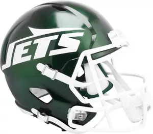 Football Riddell 2024 New York Jets Full Size Revolution Speed Replica Helmet - Picture 1 of 1
