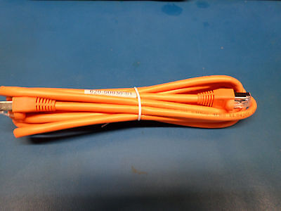 Cat 6 10ft Shielded (STP) Snagless Boot Network Crossover Cable, Orange-PVC • 0.99$