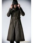 Men's Brown Vintage Gothic Steampunk Leather Coat