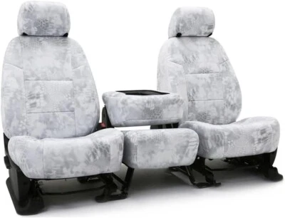 Cubiertas de asiento trasero Coverking Skanda para GMC Sierra 1500 2014-2018 Kryptek Wraith Foto 1 de 4