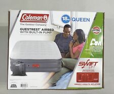 Coleman Air Mattress GuestRest Double-High With Built-in 120V Pump Included New