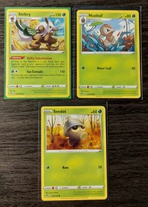 Shiftry 012/185, 3x Nuzleaf 011/185, 1x Seedot 010/185 Vivid Voltage card NM - Picture 1 of 2