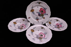 Raynaud Cerelene Anemones 1 Bread Plate + 3 Fruit Bowls Limoges - Picture 1 of 8
