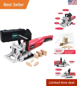 Efficient Biscuit Cutter Joiner, 8.5 Amp, with Adjustable Tilt & Dust Collection - Picture 1 of 10