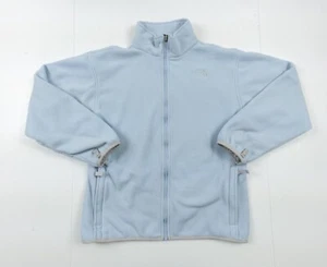 North Face Jacket Kids XLarge Blue Fleece Full Zip Outdoors Girl Youth Outerwear - Picture 1 of 12