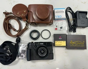 Fujifilm X100F 24.3MP Digital Point and Shoot Camera - Black - Bundle - Picture 1 of 13