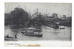 Antique Postcard View of Cramp's Shipyard Philadelphia PA Undivided Unposted - Picture 1 of 2