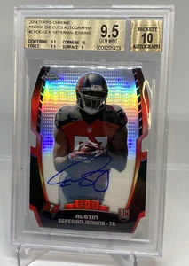 Austin Seferian-Jenkins /15 2014 Topps Chrome  RC Die Cut Auto BGS 9.5/10 POP 2 - Picture 1 of 6
