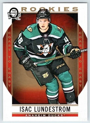 ISAC LUNDESTROM RC 2018-19 O-PEE-CHEE COAST TO COAST 18-19 NO 168      53923 - Image 1 of 2