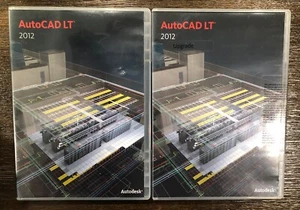 Logiciel de CAO 2D professionnel Autodesk AutoCAD LT 2012 + disque de mise à niveau. CD + clé - Photo 1/1
