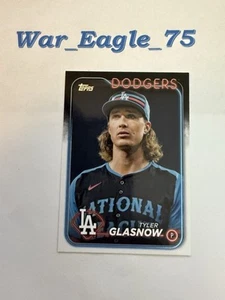 2024 Topps Update #ASG-26 Tyler Glasnow 2024 All-Star Game🦅 - Picture 1 of 2
