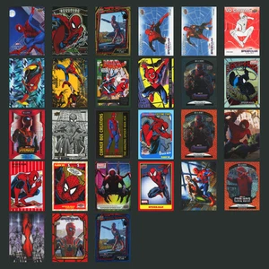 Spider-Man Karten Lot 27 Marvel Karten Parallels & Inserts Only #d Unbound Hellfire - Bild 1 von 10