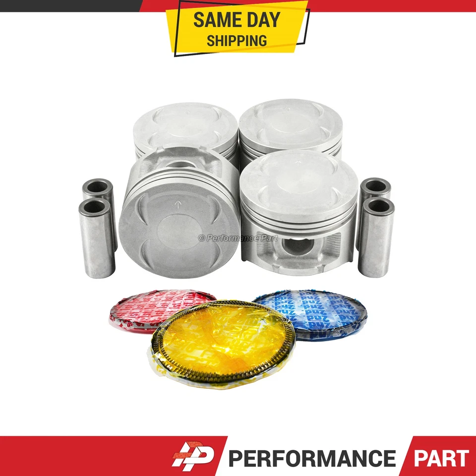 Pistones con anillos para Honda Prelude 90-91 2.1L L4 DOHC 16v Foto 1 de 3