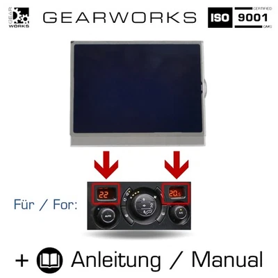 Pantalla climatizador PEUGEOT 308 3008 5008 reparación aire acondicionado v1 Foto 1 de 4