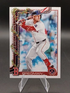 Topps Holiday Alex Bregman 2025 - Candy Cane Bat - SP #H154 - Imagen 1 de 2