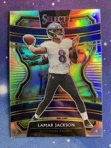 2019 Panini Select - Concourse Lamar Jackson #71 Silver Prizm Ravens - Picture 1 of 2