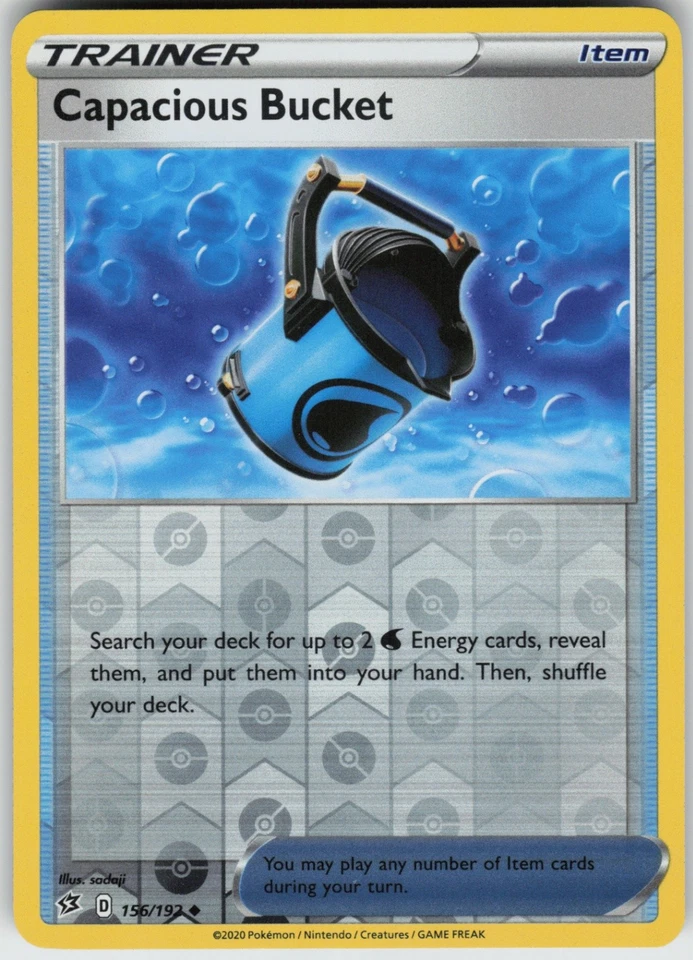 PO-06 Reverse Holo Capacious Bucket 156/192 Uncommon SWSH02: Rebel Clash - Image 1 of 1