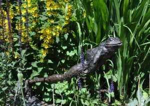Bronze Frog Leaping Frog Fountain Sculpture Bronze Water Feature figure spitter - Picture 1 of 9