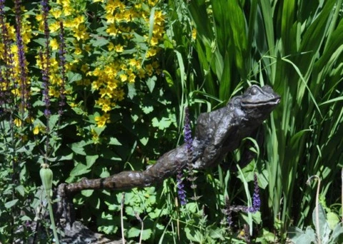 Bronze Frog Leaping Frog Fountain Sculpture Bronze Water Feature figure spitter Cover