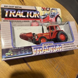 Tractor agrícola de colección "tractor" acción de engranaje lento metal fundido a presión rojo, NUEVO engranaje lento - Imagen 1 de 2