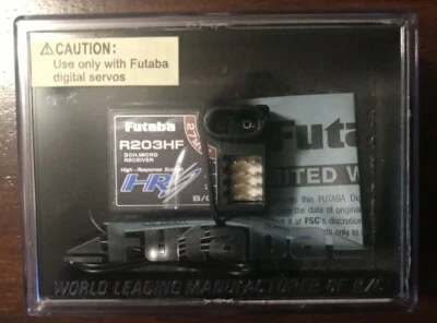 FUTABA HRS RECEIVER R203HF 27 MHZ FUTL0343 - Image 1 of 3