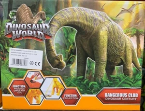 Dinosaurier Brachiosaurus batteriebetriebenes Spielzeug Projektionsfunktion Lay Ei - Bild 1 von 1