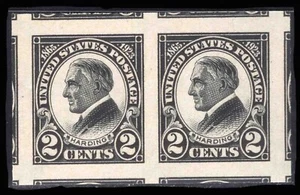 MOMEN: US STAMPS #611 PAIR MINT OG NH PSE GRADED CERT GEM-100J LOT #79293 - Picture 1 of 3