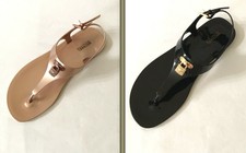 mk plastic sandals