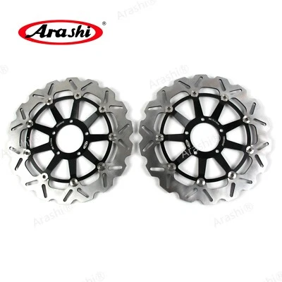 Disco rotor freno delantero NEGRO para Ducati MONSTER S4R Testastretta 1000 2007 2008 Foto 1 de 4