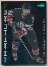 SLAVA KOZLOV 2001/02 PARKHURST SPORTSFEST CHICAGO EMBOSSED EMERALD SP #10/10  C1