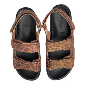 NWOB  Aerosoles Women's  Lamirca Leopard Quitled Strappy Sandal, Size 8.5M - Picture 1 of 7